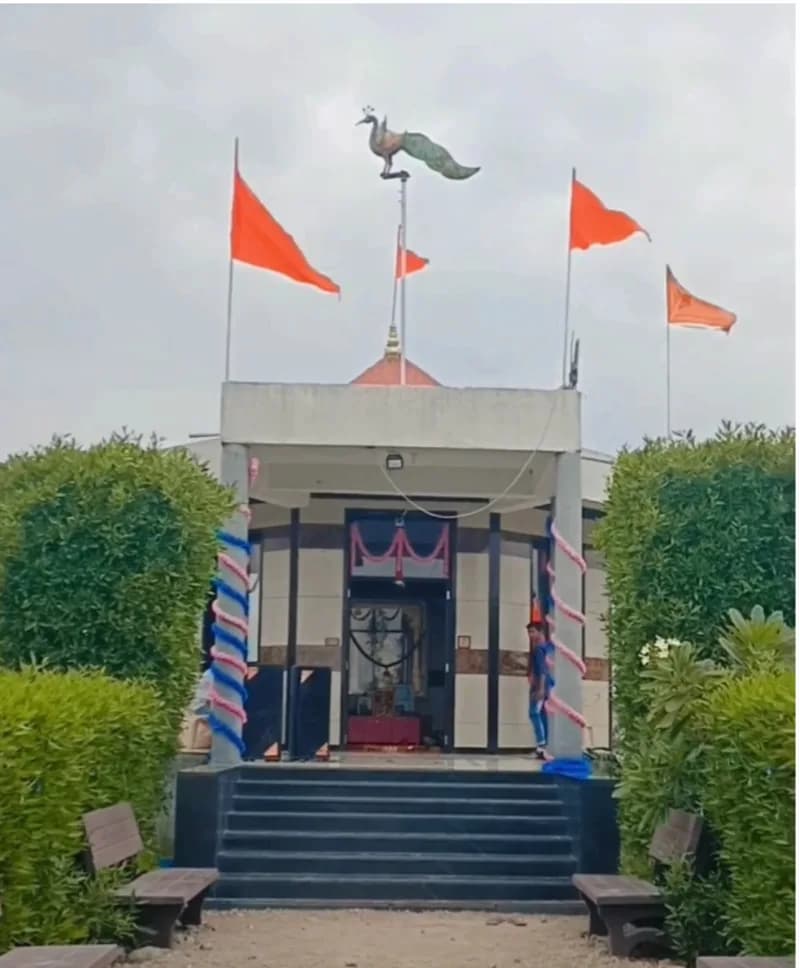 Campus temple at V.N. Patel Medical Campus, daytime